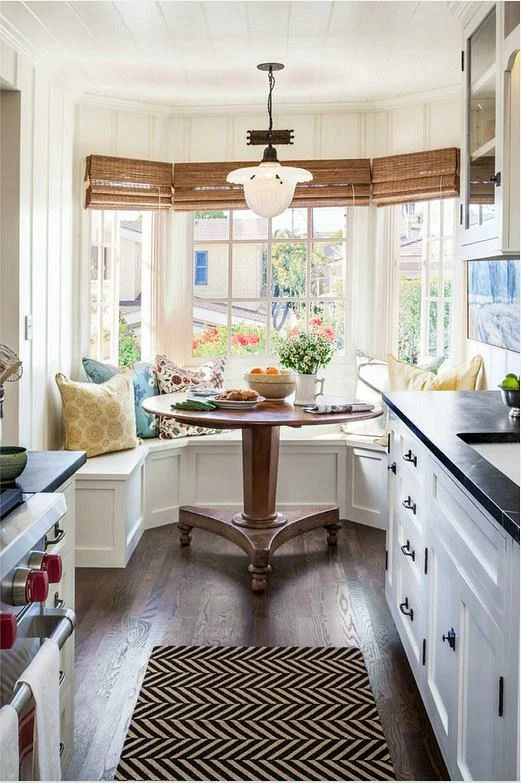 Bay window breakfast table deals